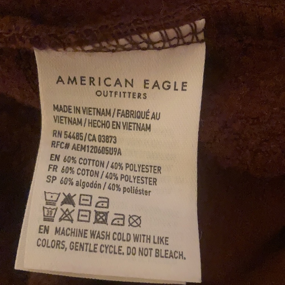 ‼️SOLD‼️American Eagle Cropped Long Sleeve Sweatshirt - Picture 6 of 7